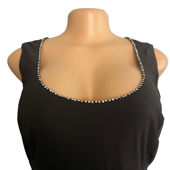 R&M Richards Black Ruched Maxi Dress - Picture 5 of 10